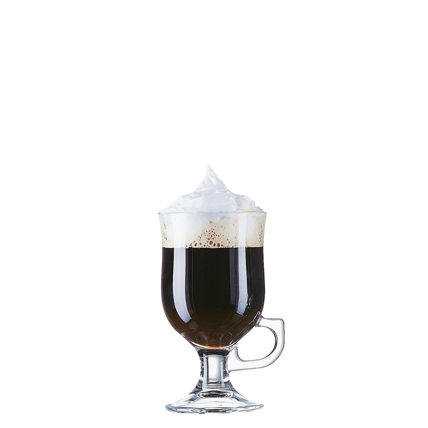 Irish Coffee auf Fuß mit Henkel 75 mm / 0,25 l Irish Coffee