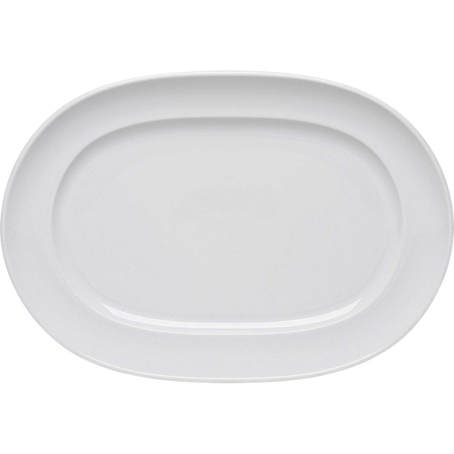 Platte oval mit Fahne 360 x 250 mm Enjoy