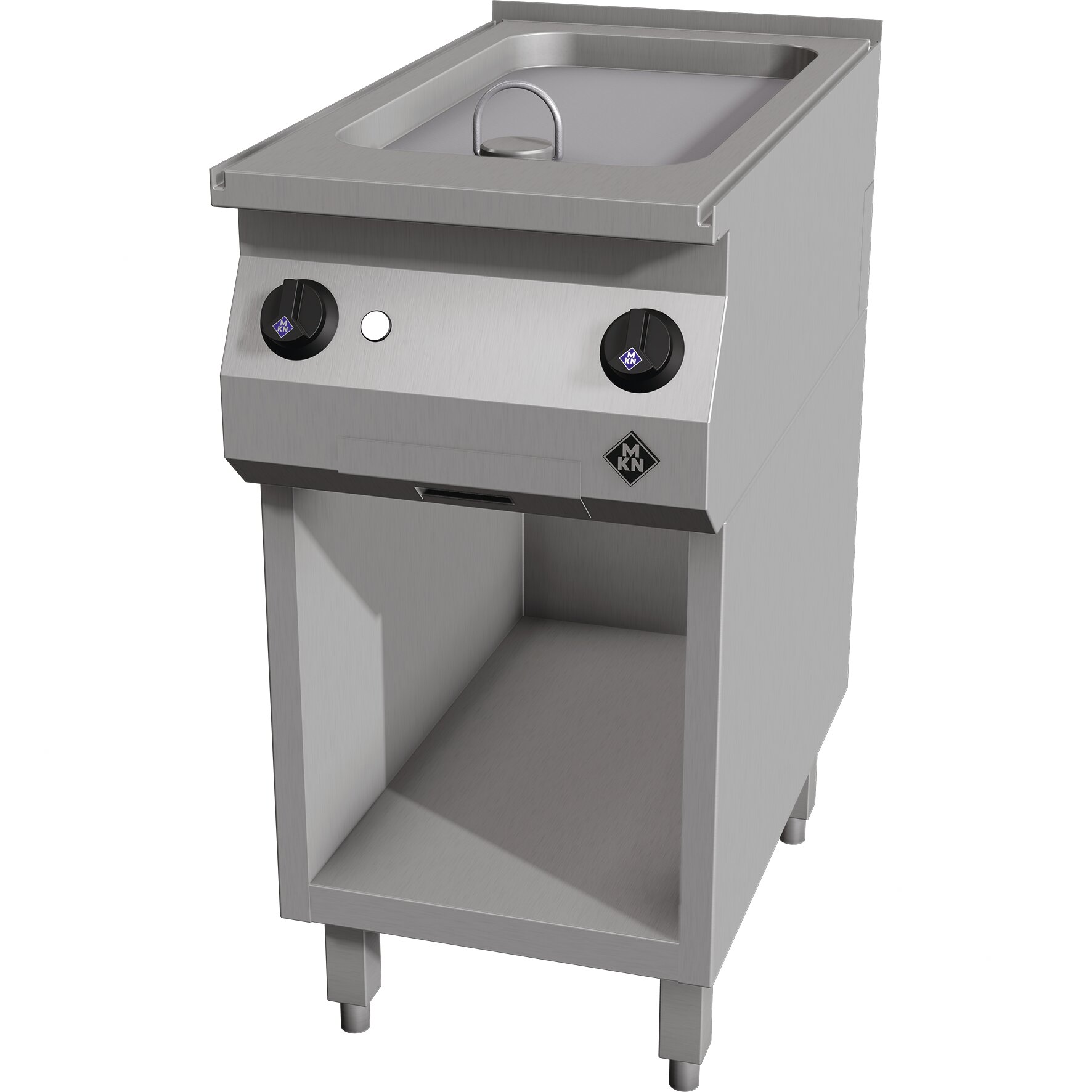 Elektro-Griddleplatte glatt PowerBlock / 3/4 Supra / Bratfläche 300 x 540 mm