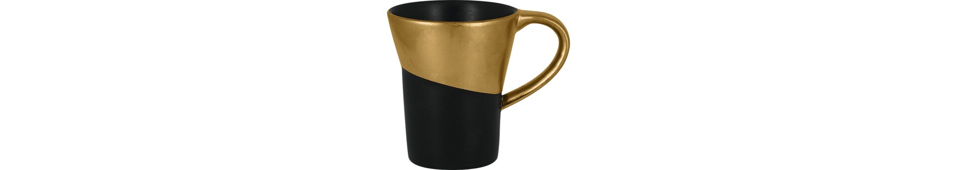 Espressotasse 60 mm / 0,09 l schwarz / gold