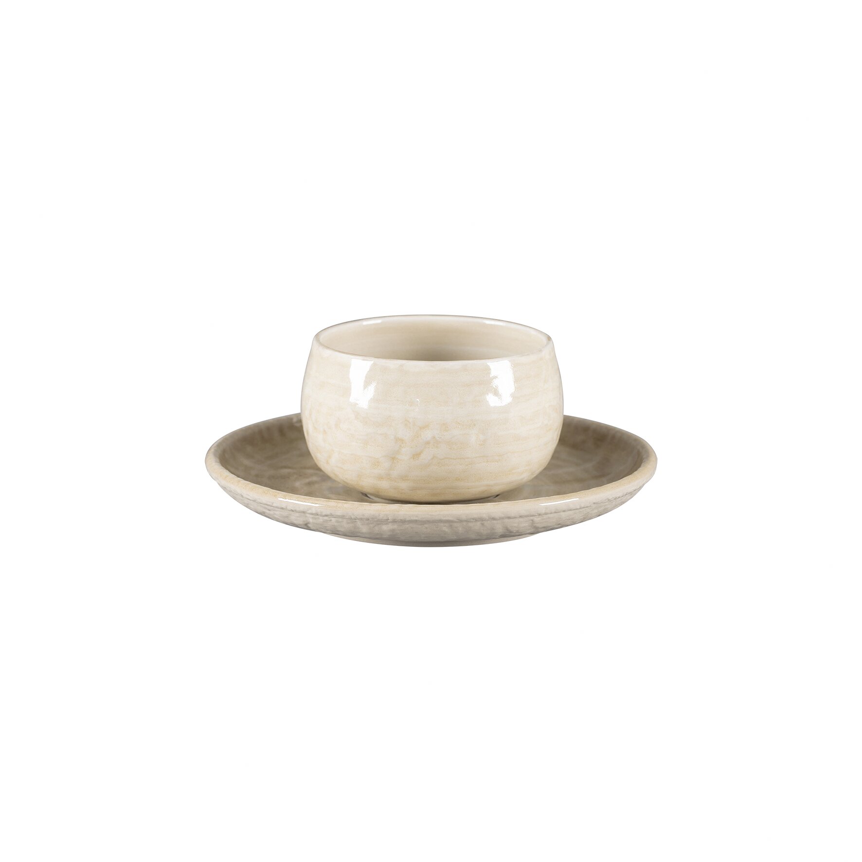 Tasse ohne Henkel 90 mm / 0,25 l Vanilla beige Krush Vanilla Beige