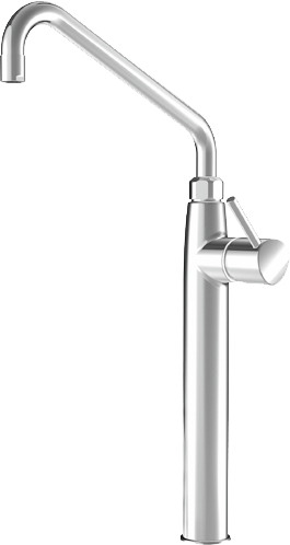 Gastro-Hebelmischer 3/4" mit Schwenkauslauf A 300 ganzchrom