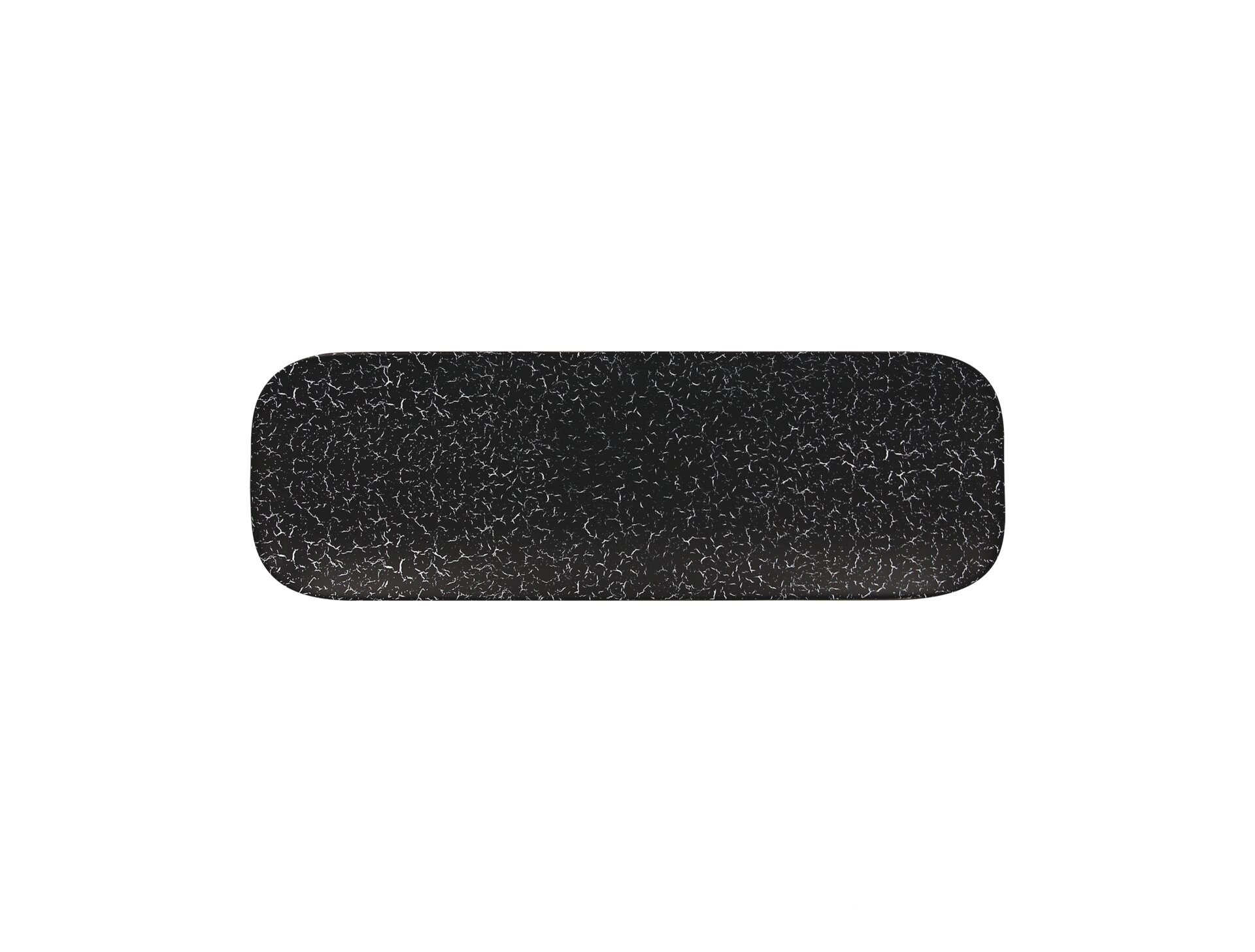 Platte rechteckig 330 x 110 mm schwarz