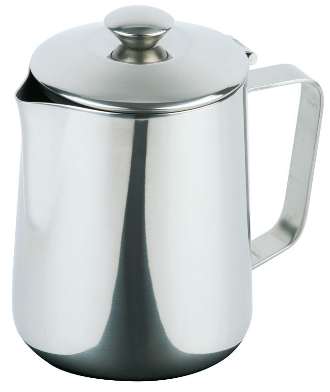 Kaffeekanne 1,50 l mit Klappdeckel hochglanzpoliert