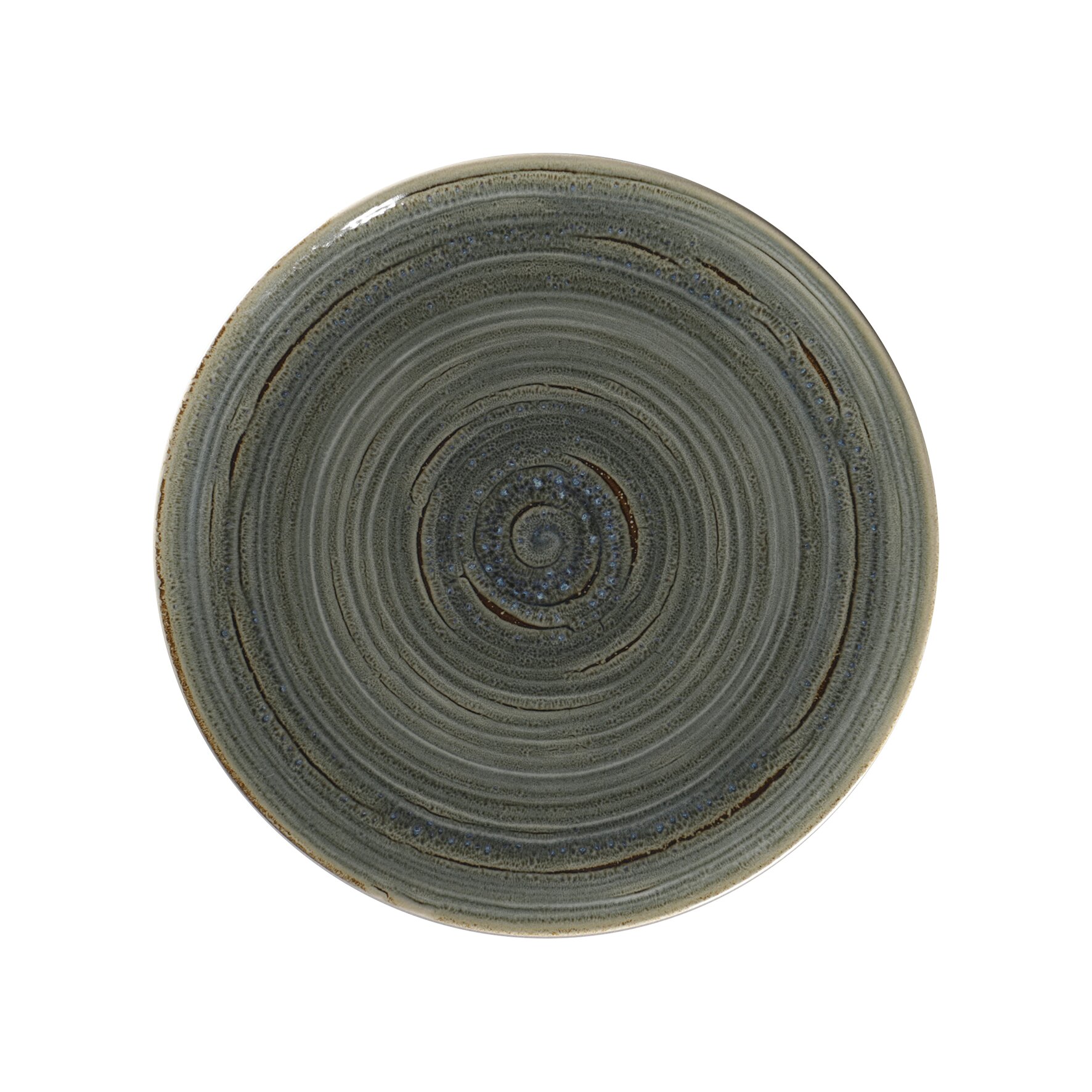 Teller flach coup 293 mm peridot green Spot Peridot Green