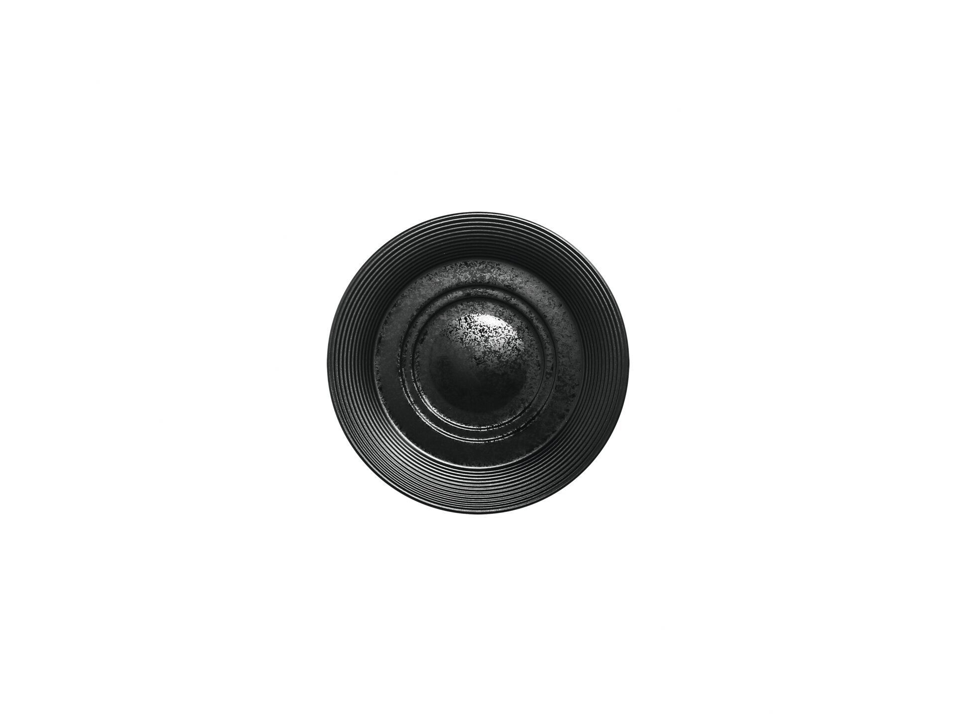 Untertasse 170 mm schwarz für Frühstückstasse EDCU30 + Becher EDMU30