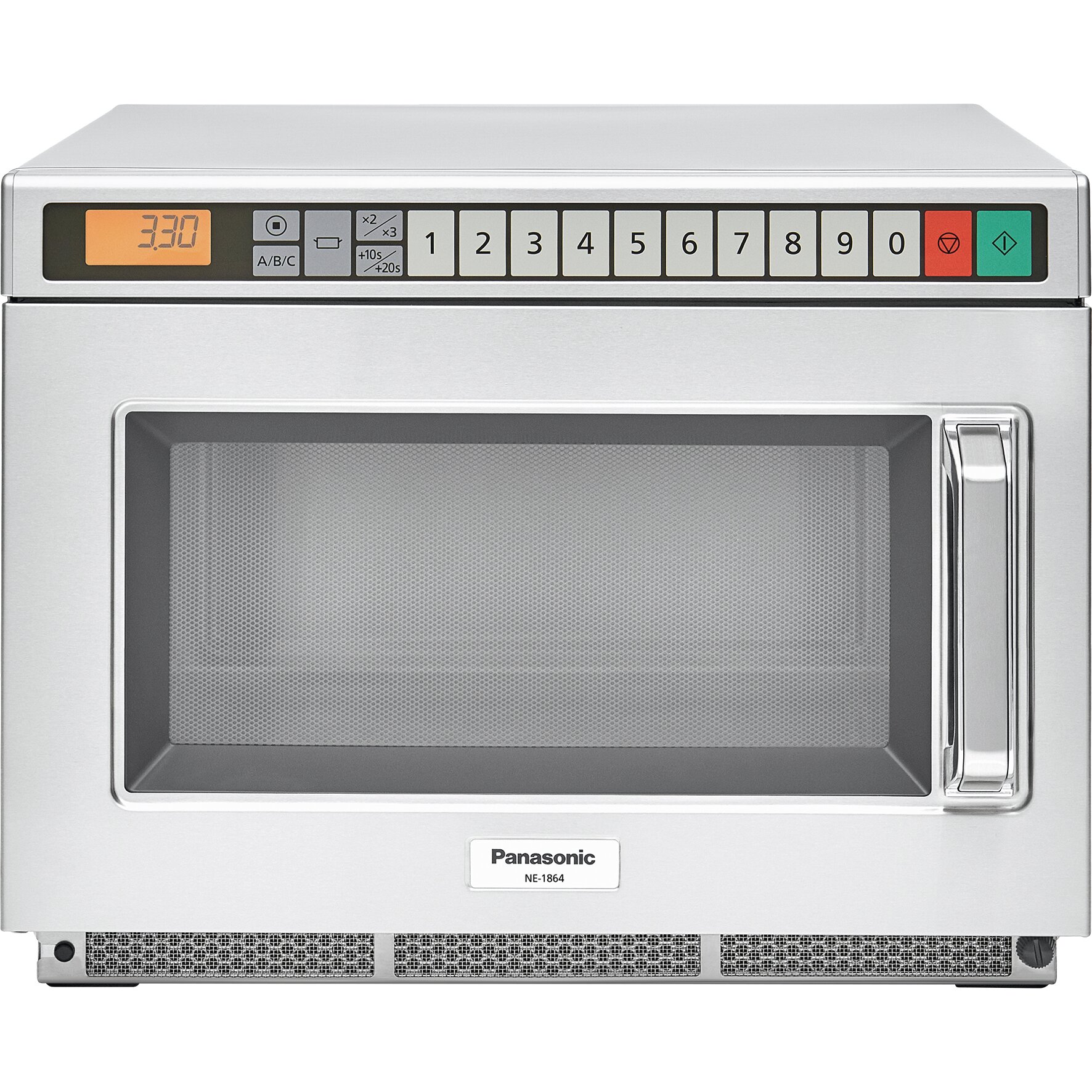 Panasonic Mikrowelle NE-1864 1800 W 17,9 l 422 x 508 x 337 mm silver