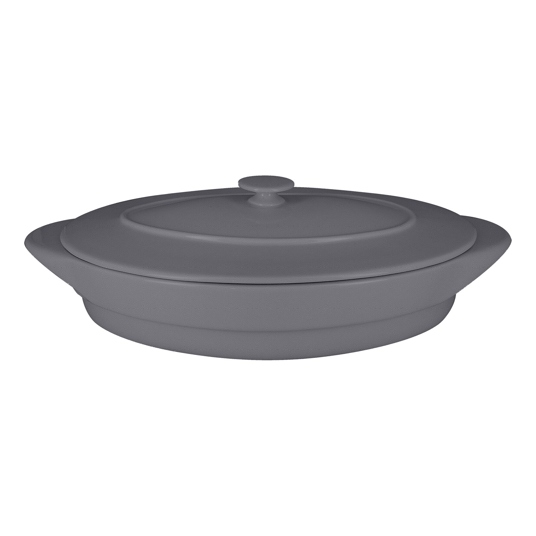 Platte oval 365 x 250 mm / 2,80 l stone Chef´s Fusion