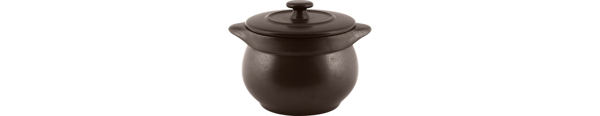 Suppenterrine rund mit Deckel 106 mm / 0,45 l cocoa