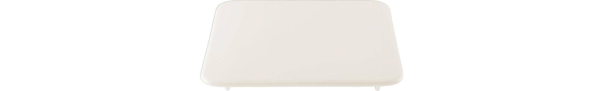 Brotplatte quadratisch 145 x 145 x 17 mm crème