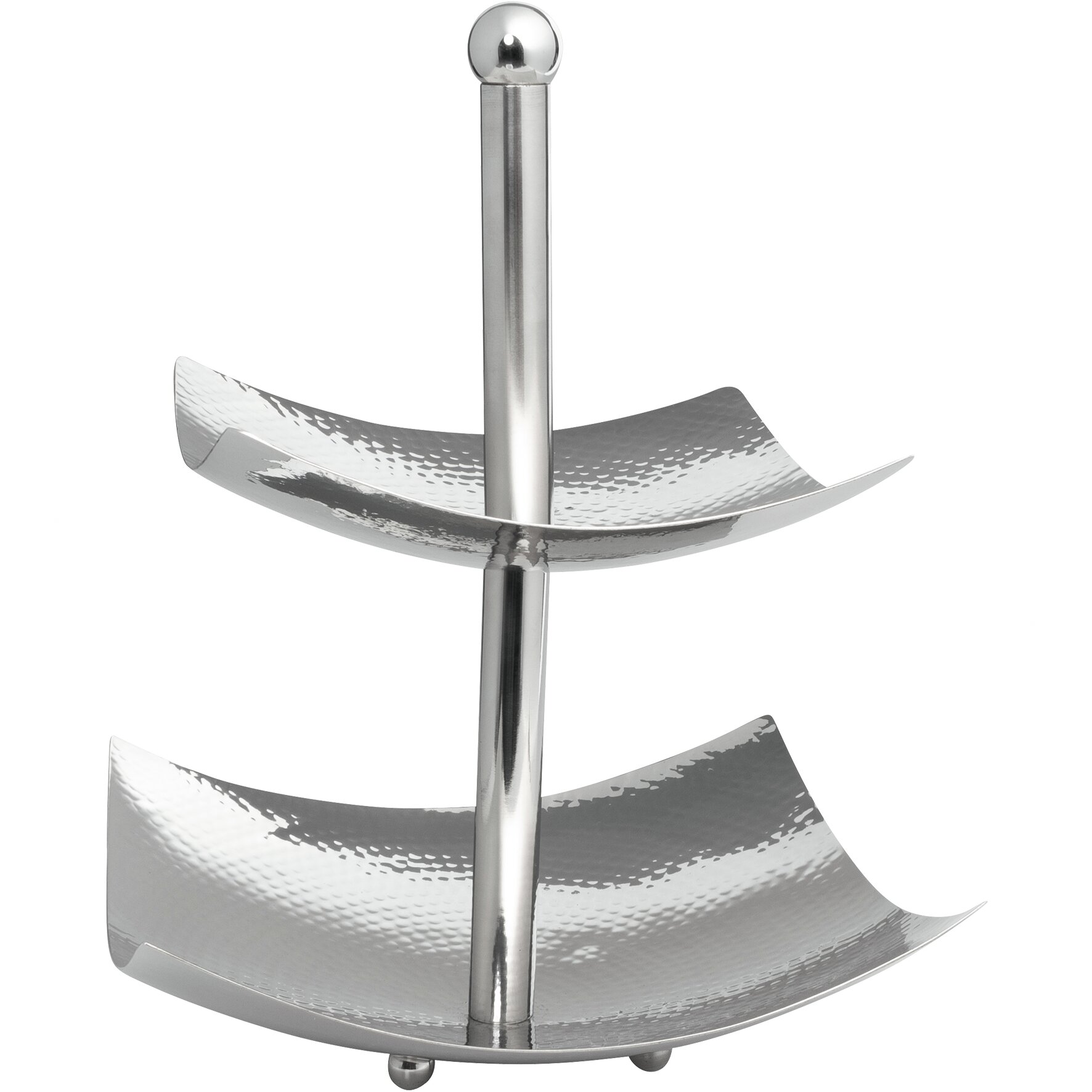 Etagere Hammerschlag-Optik Tabletop