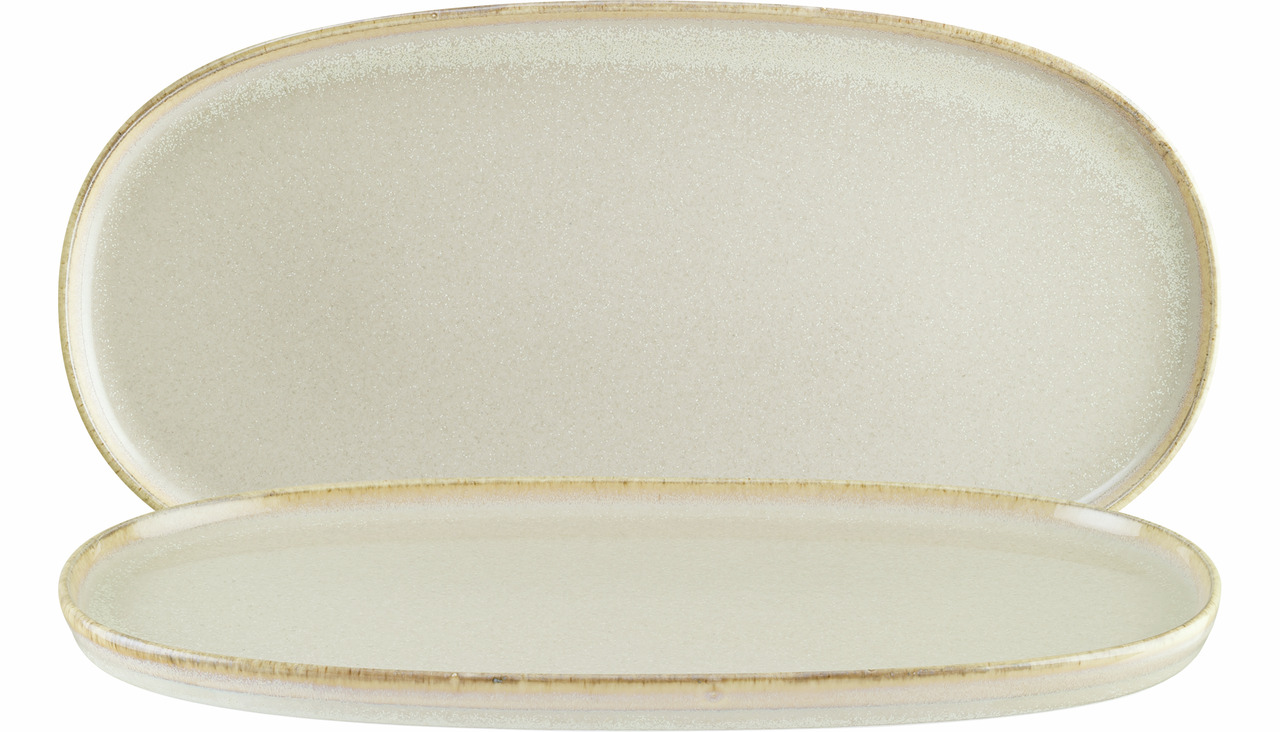 Platte oval Hygge 340 x 175 mm Sand