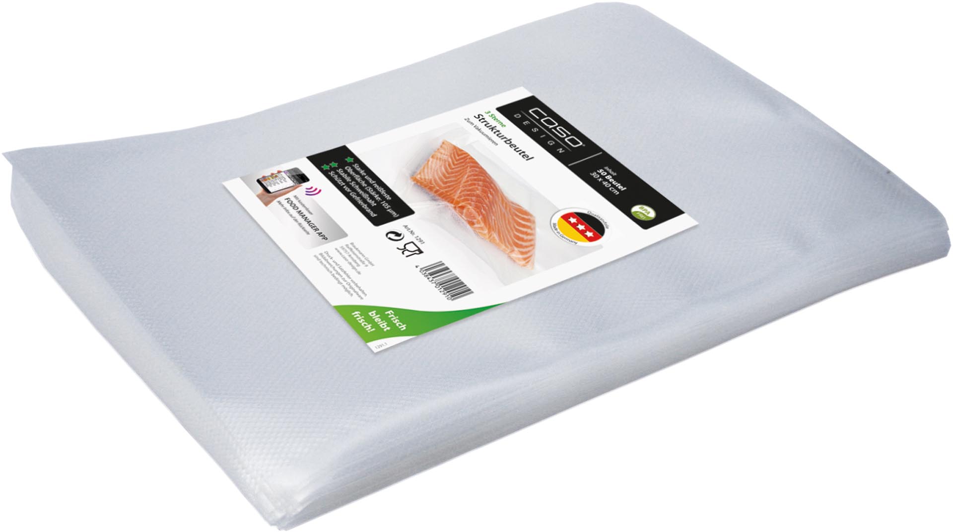 Strukturbeutel 105 my, 50er Pack 30x40 cm
