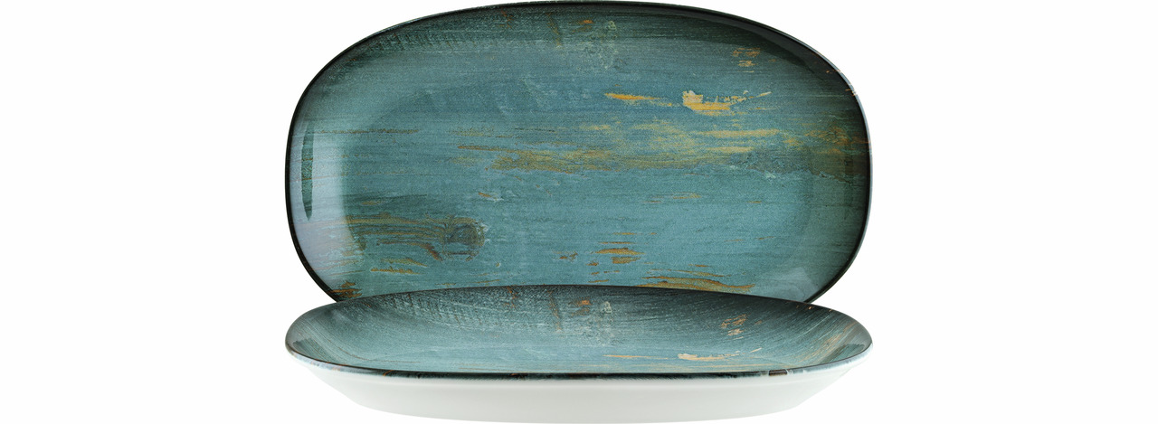 Platte oval Gourmet 192 x 111 mm Madera Mint