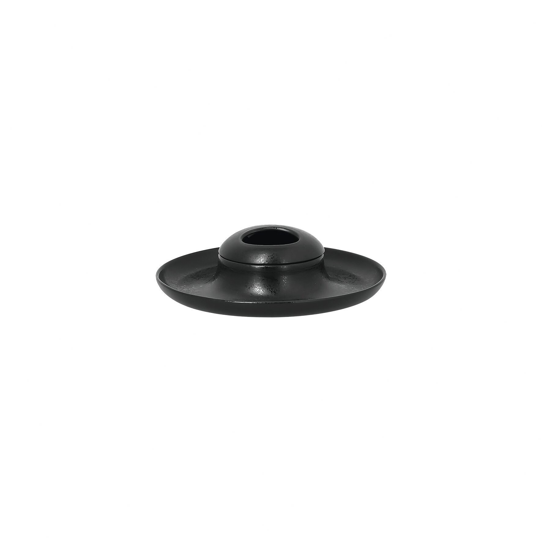 Teller rund mit Mittelteil tief ashore 190 mm schwarz