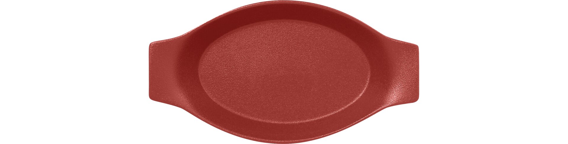 Schale oval mit Griffen 250 x 140 mm / 0,42 l magma