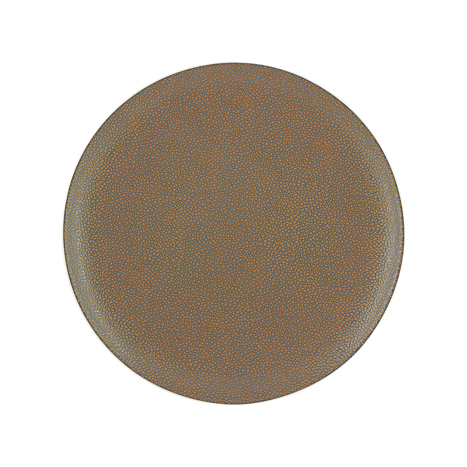Coupteller flach rund 308 mm metallic gold