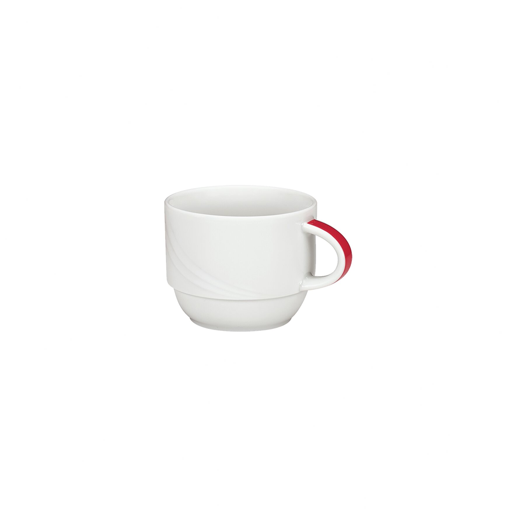 Spezialtasse stapelbar 79 mm / 0,18 l rot Donna Senior