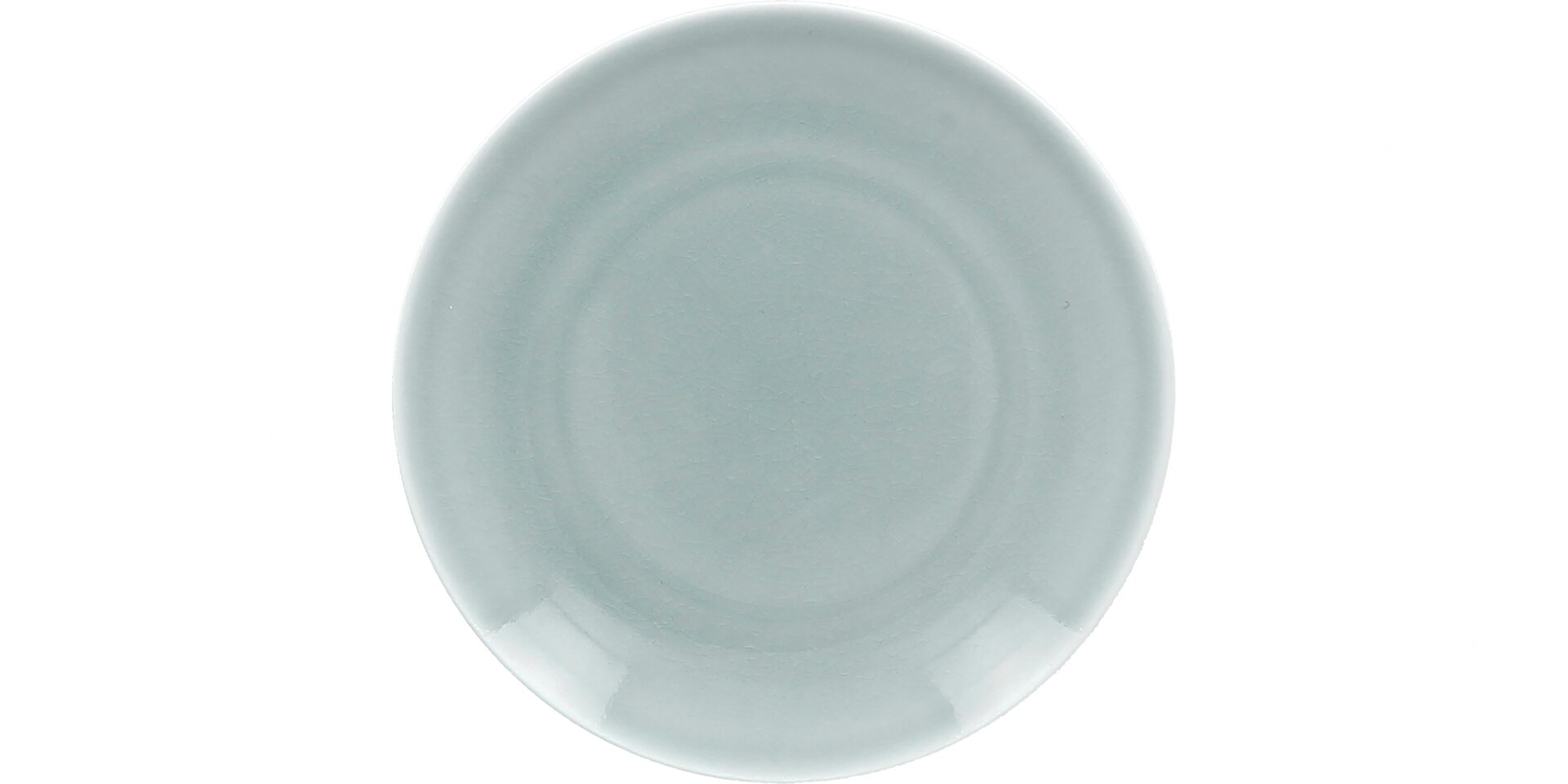 Coupteller flach 180 mm plain-blue Vintage