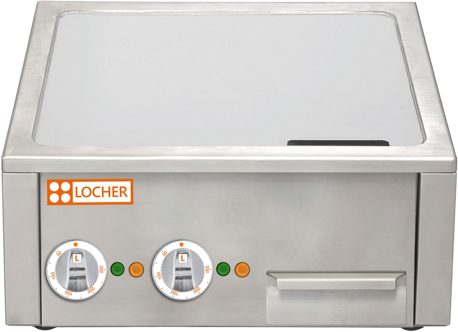 Elektro-Asia-Bratplatte Teppanyaki 600 / 2 Heizzonen 7,50 kW