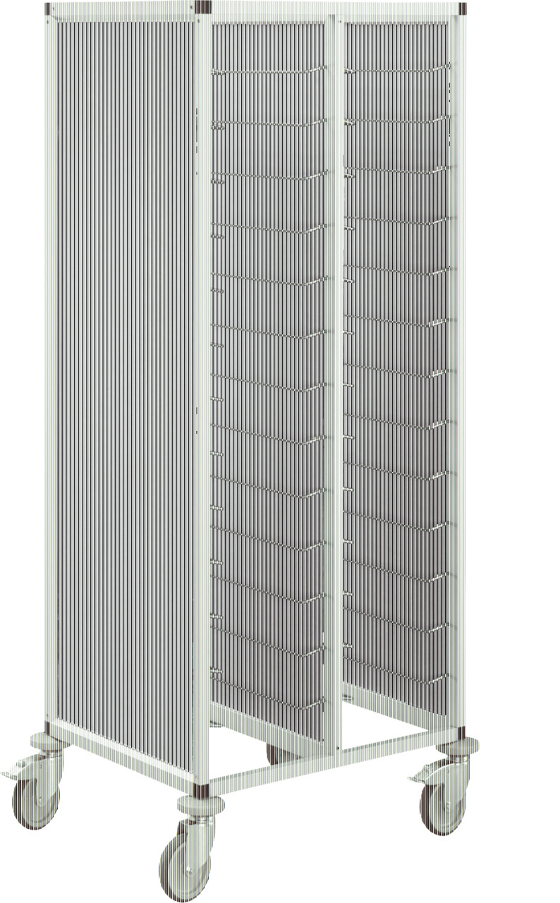 Tablettwagen für 26 GN 1/1 820 x 687 x 1635 mm