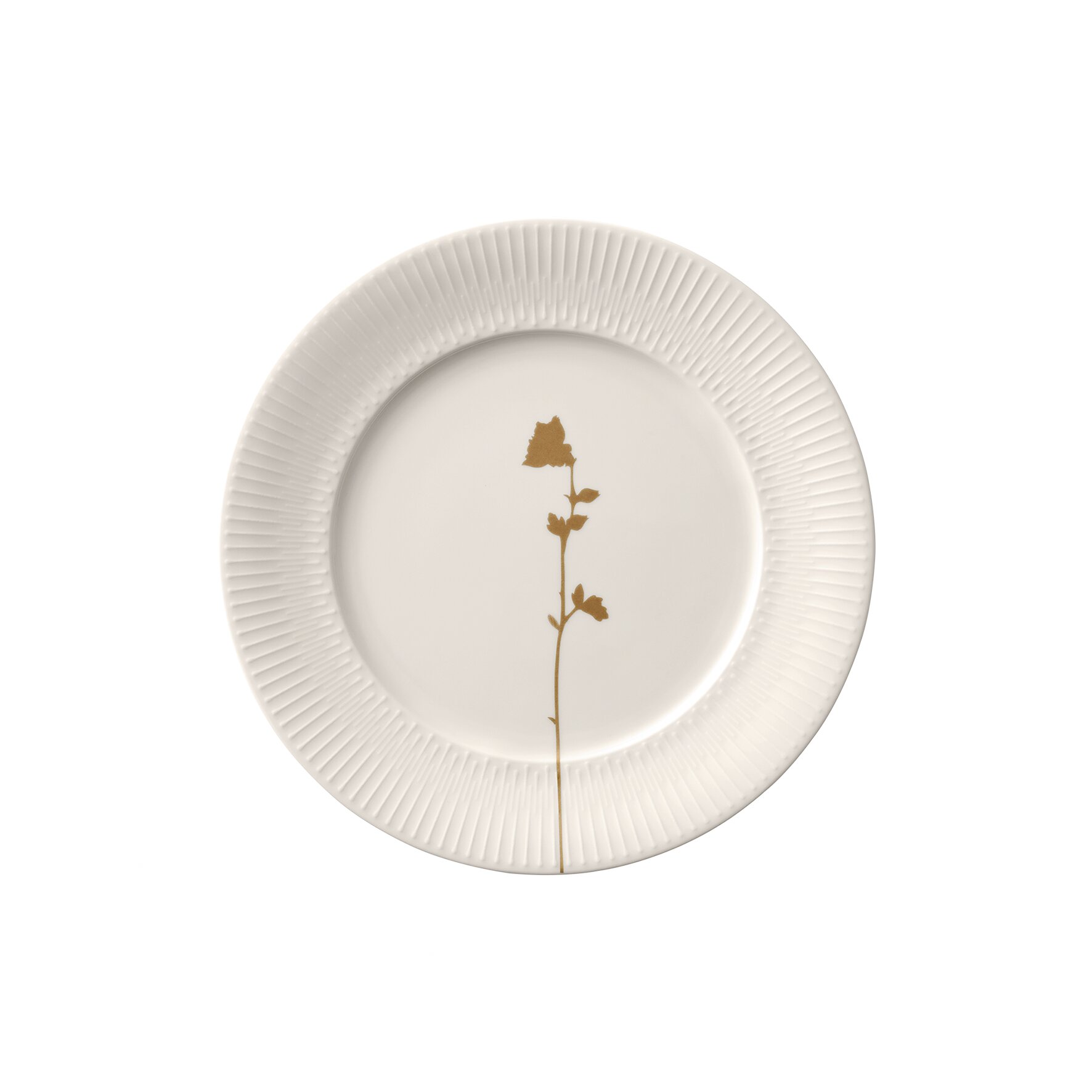 Teller flach mit Fahne 213 mm Relief Picked