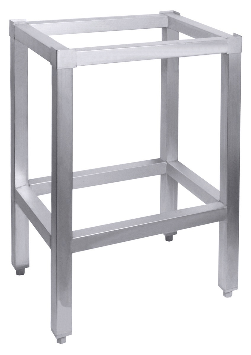 Edelstahluntergestell 400 x 400 x 600 mm zu Holzhackblock 3644/404
