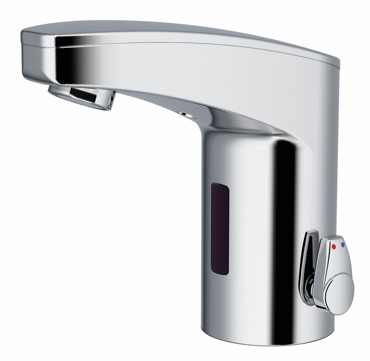 Einlocharmatur Sensormischbatterie mit Batterie H=127 mm Einlocharmatur Sensormischbatterie mit Batterie H=127 mm