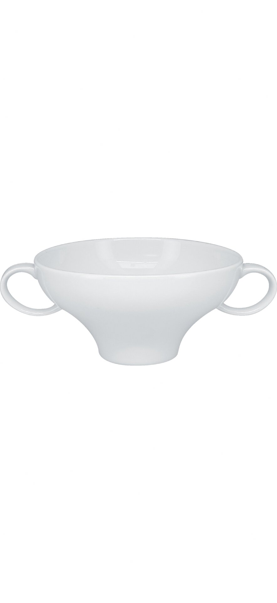 Suppentasse mit 2 Henkel 0,36 l plain-white Moon