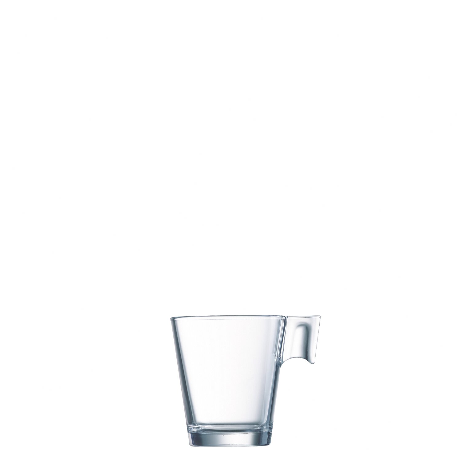 Tasse stapelbar 77 mm / 0,22 l transparent