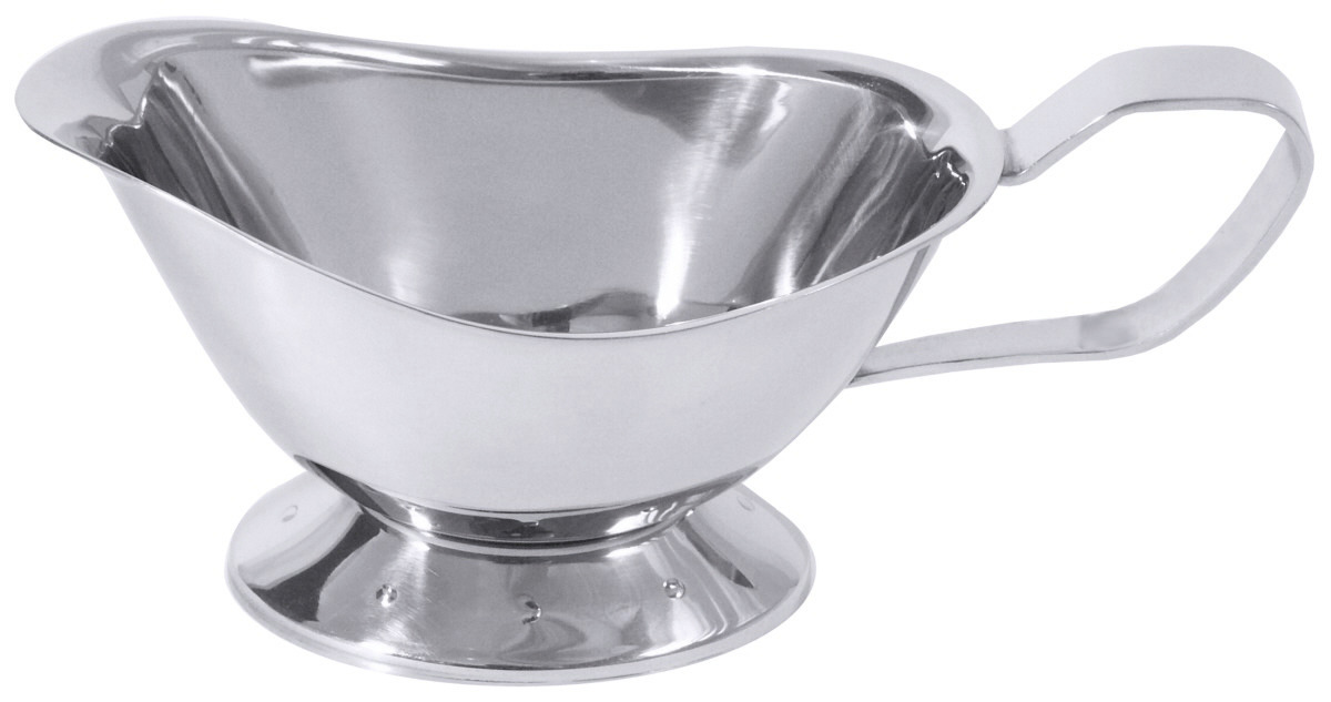 Sauciere 0,45 l mit Fuß hochglänzend