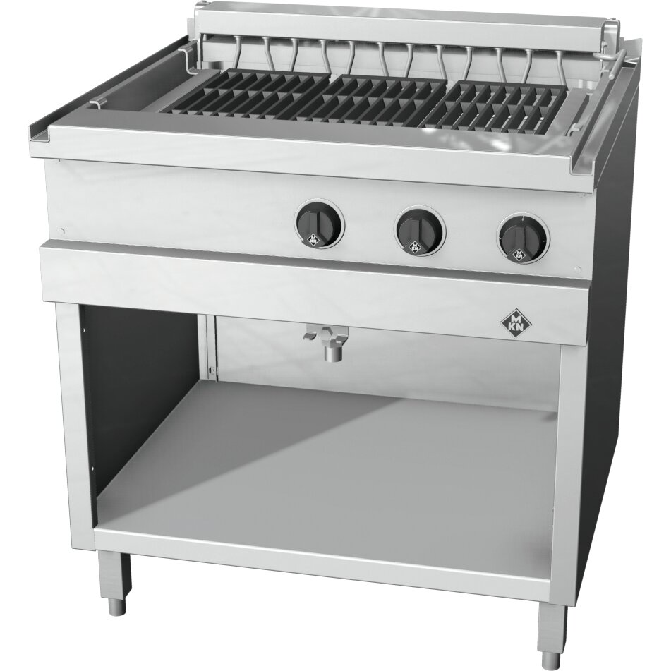 Elektro-Infra-Grill 2 / 2 Heizzonen /  Optima 700 / Grillfläche 580 x 470 mm