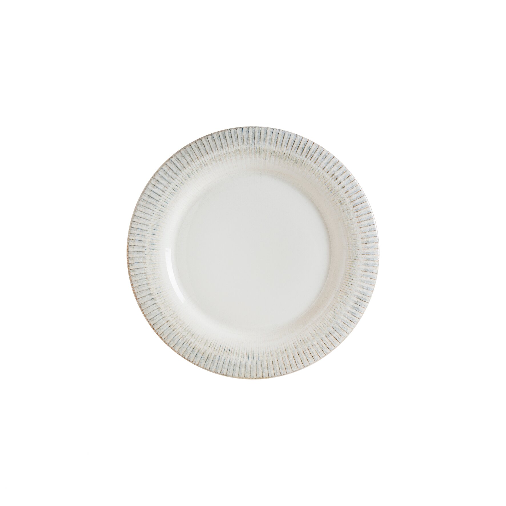 Albus Teller flach 180 mm creme Galata