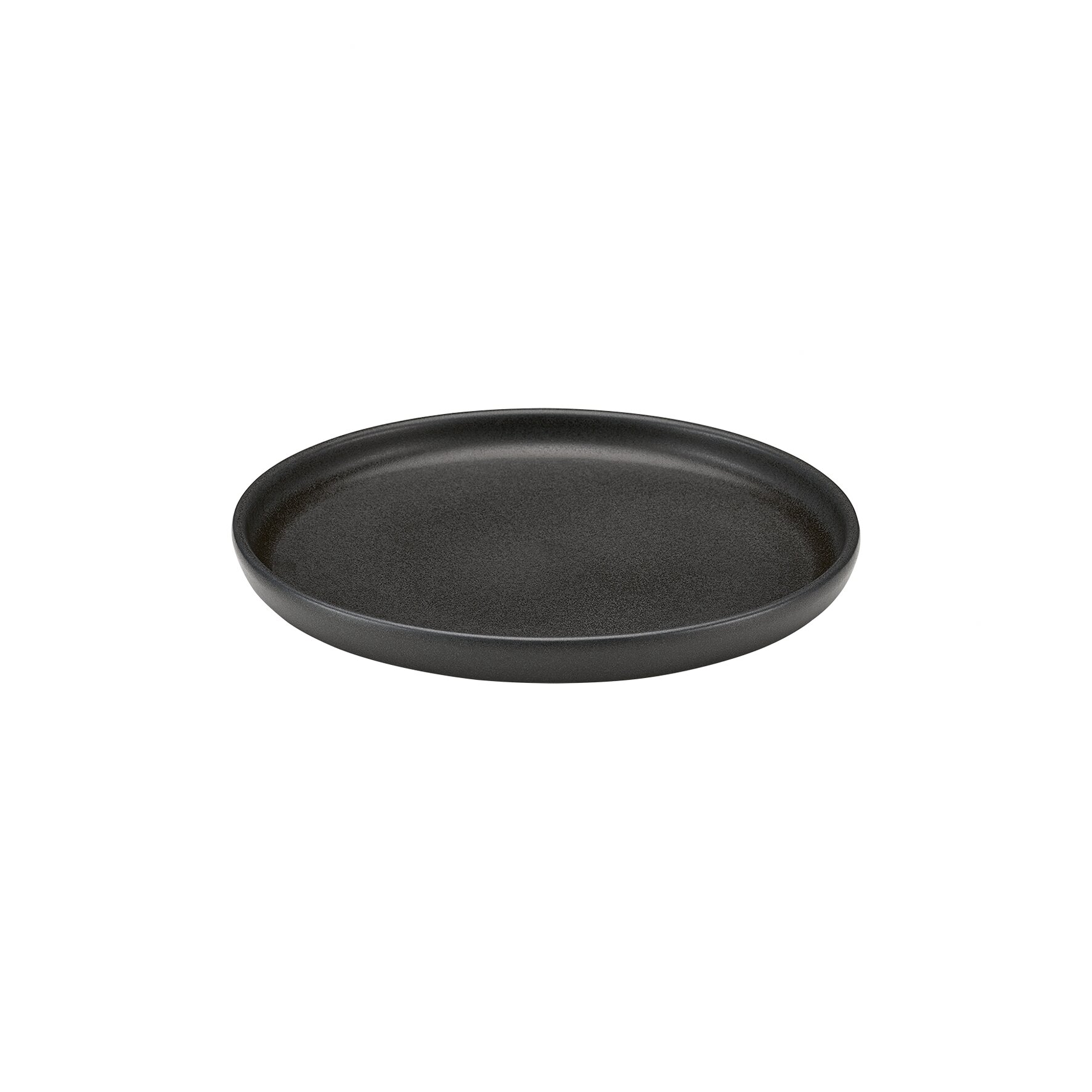 Teller flach 220 mm schwarz Elements