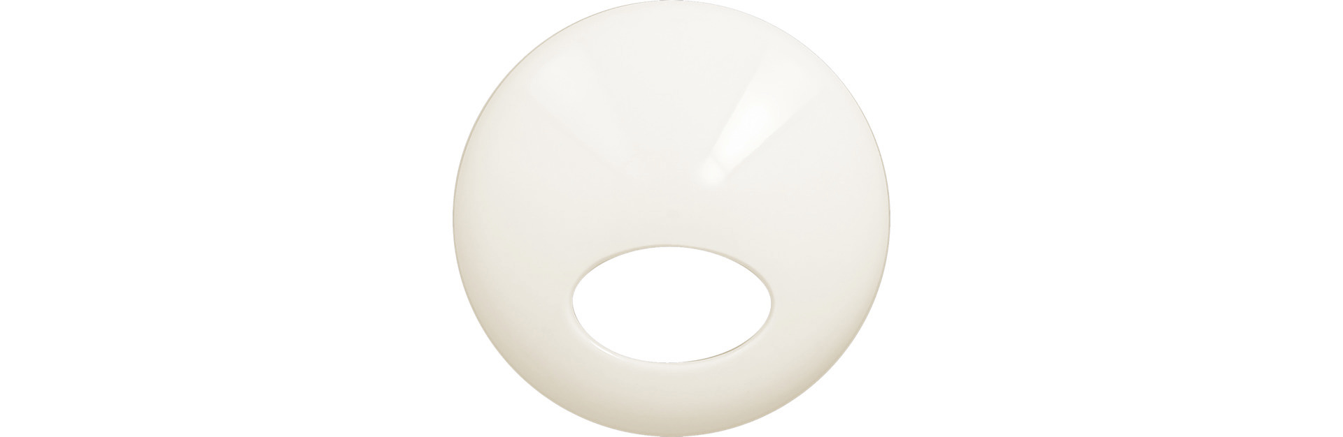 Deckel gewölbt ashore 145 mm plain-white