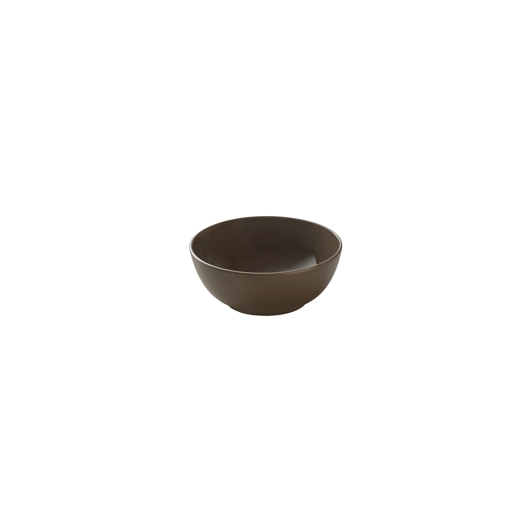 Schale 121 mm / 0,36 l dark brown uni