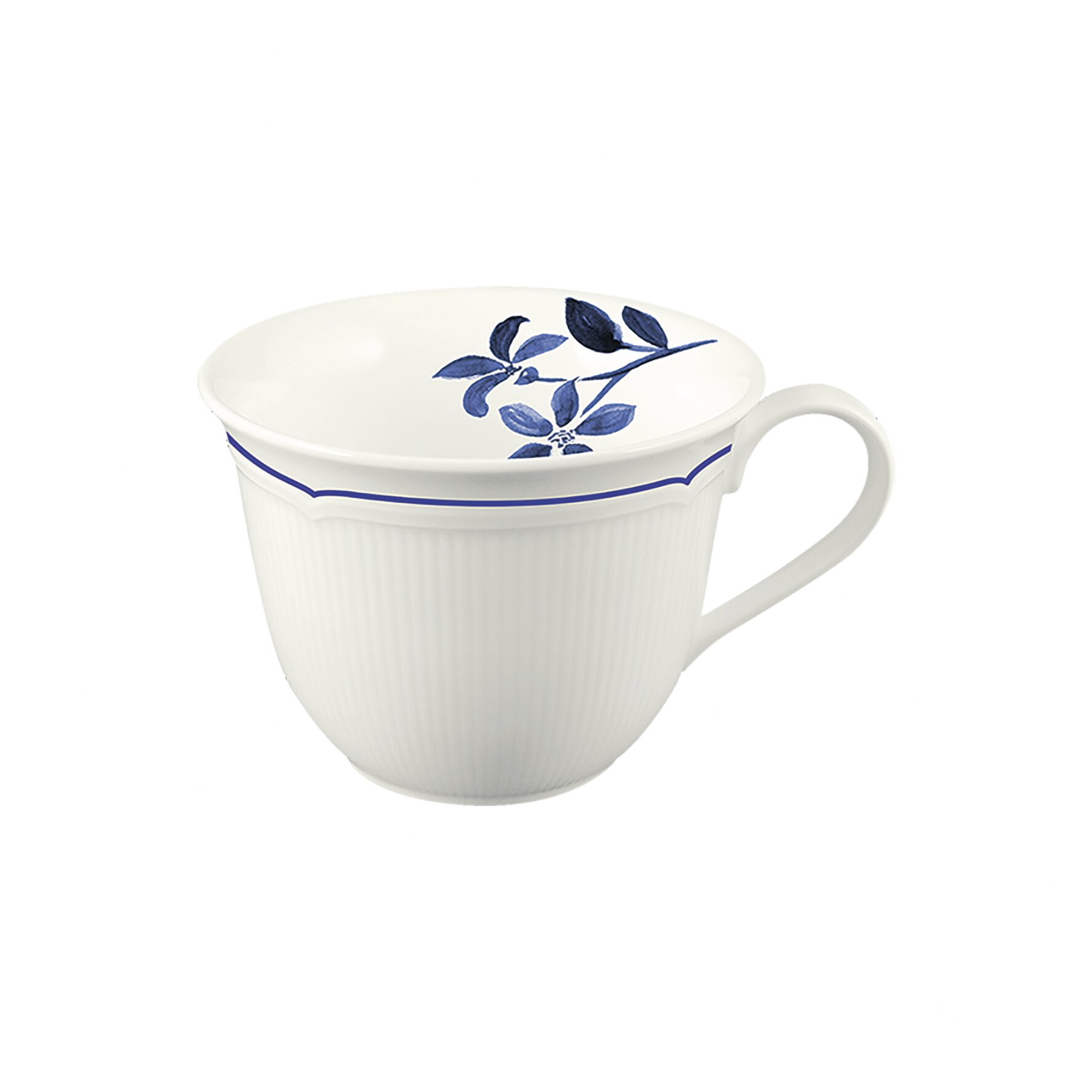Tasse mit Relief 96 mm / 0,25 l blue Floral Charm