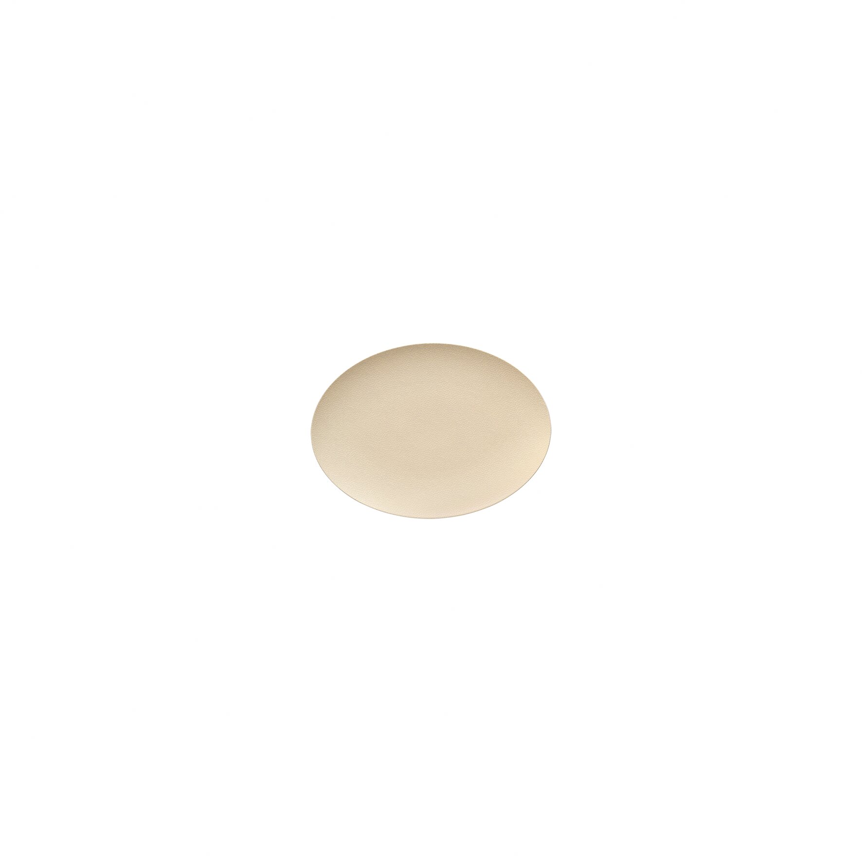 Coupplatte oval 118 x 88 mm champagne