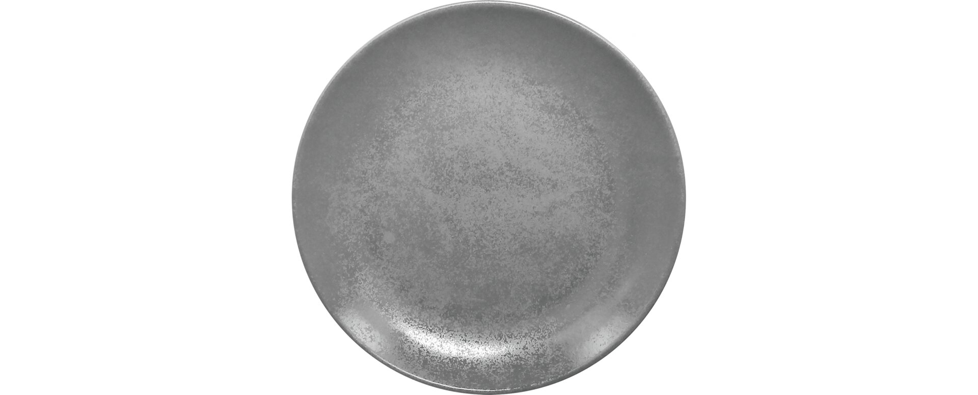 Coupteller flach 180 mm grau