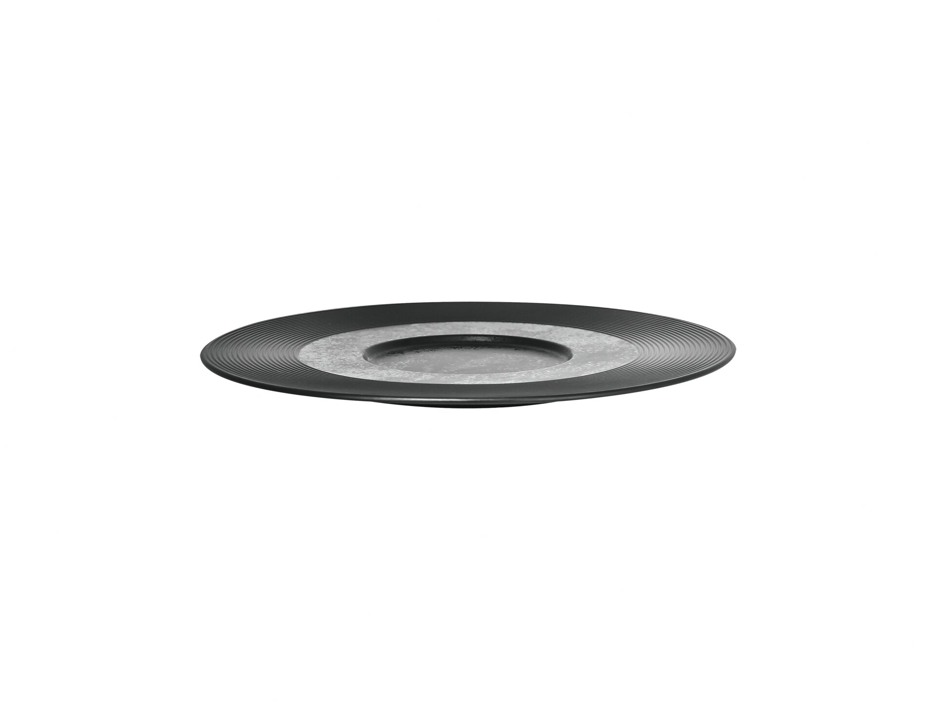 Gourmetteller flach 290 mm schwarz