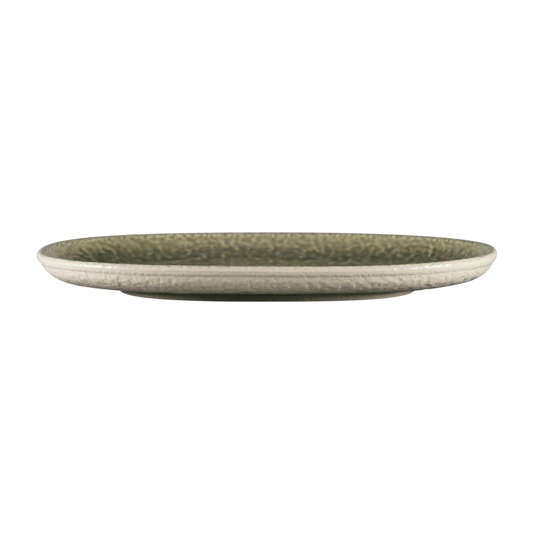 Coupplatte oval 280 x 205 mm Steel grey Krush Steel Grey
