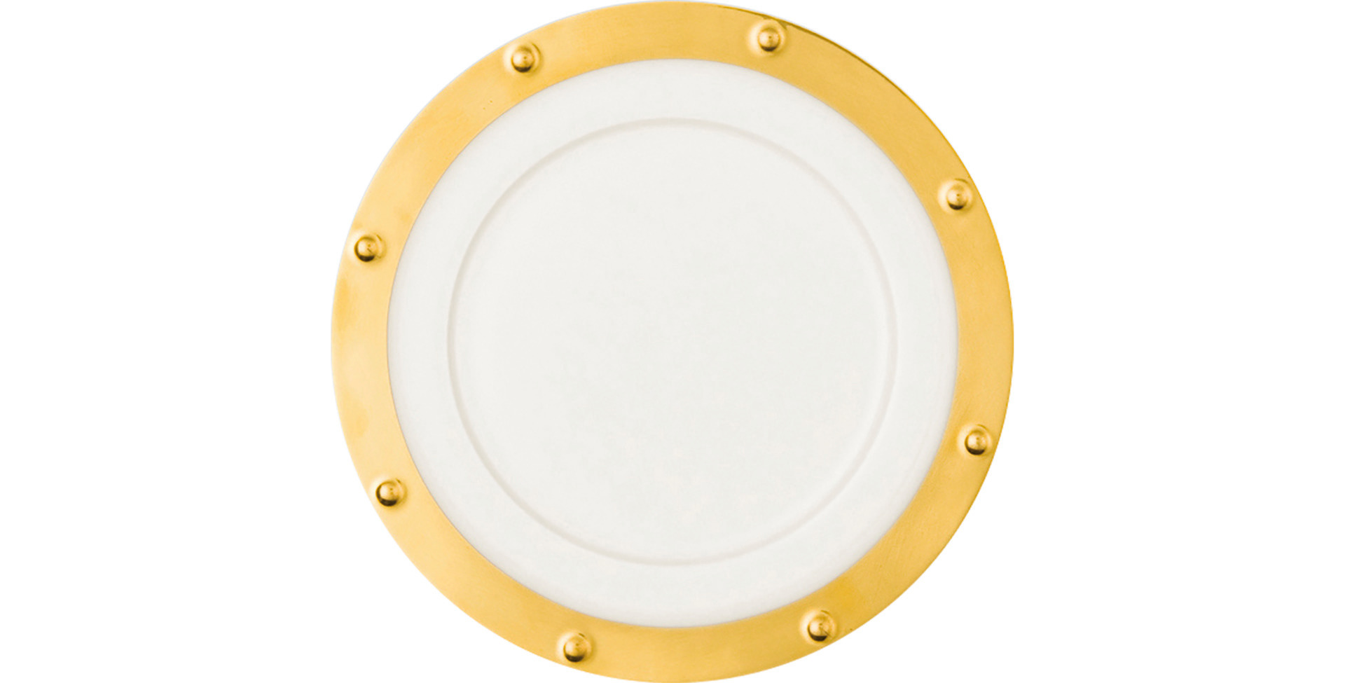 Teller rund Queen Golden 220 mm crème Golden Ultra