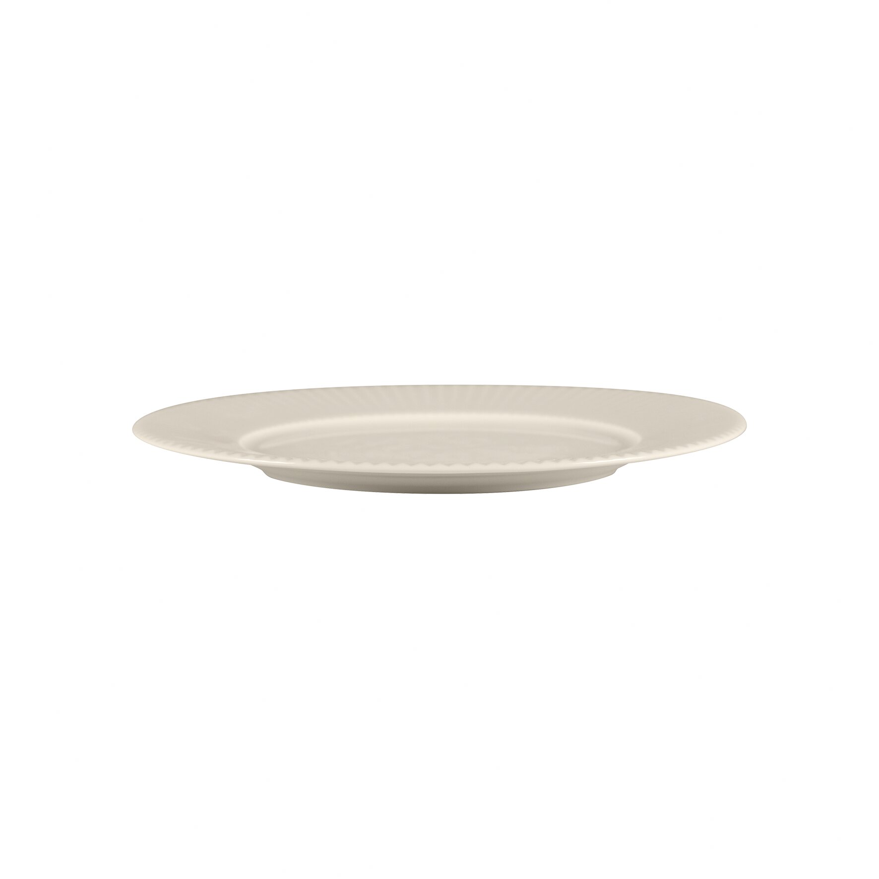 Teller flach rund mit Rand 219 mm weiß Spectra