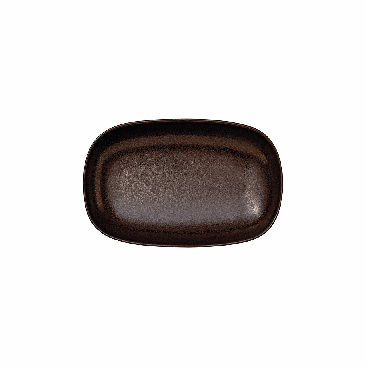 Coupe-Platte tief 170 x 110 mm braun Nivo Mokka