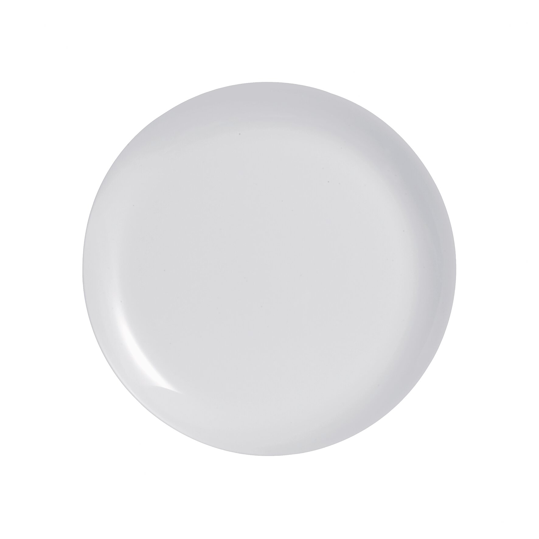 Coupteller flach 250 mm uni grau