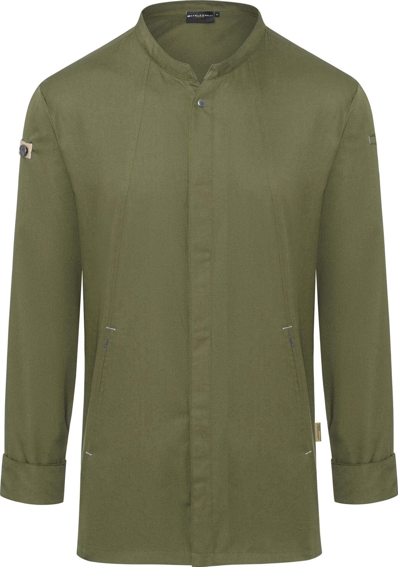 Kochjacke "Green-Generation", moosgrün Größe 50