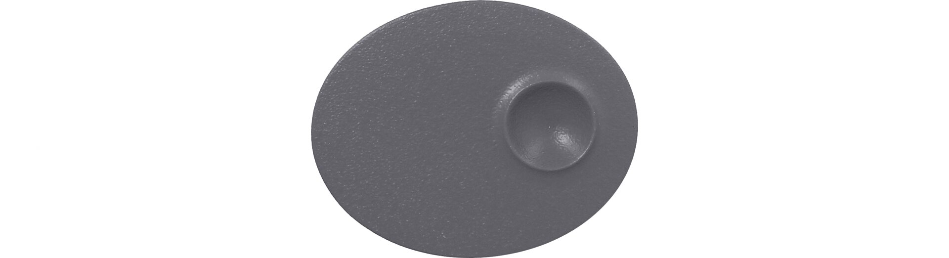 Teller oval 180 x 110 mm stone Neofusion