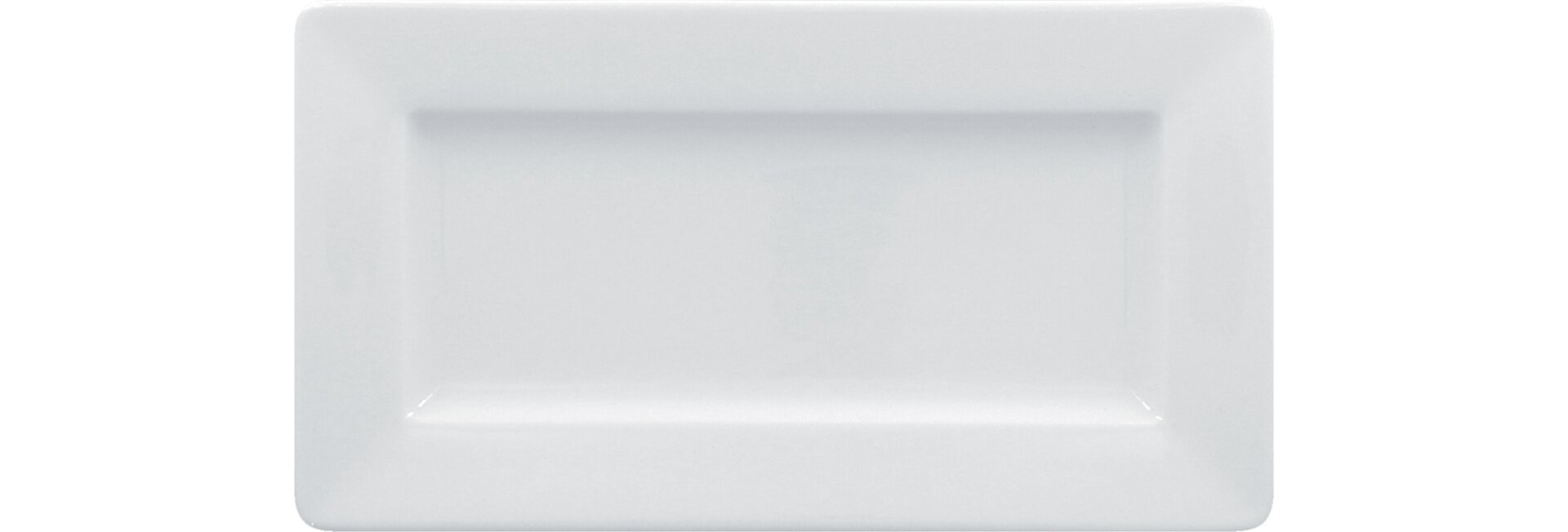 Teller rechteckig 240 x 130 mm bright-white