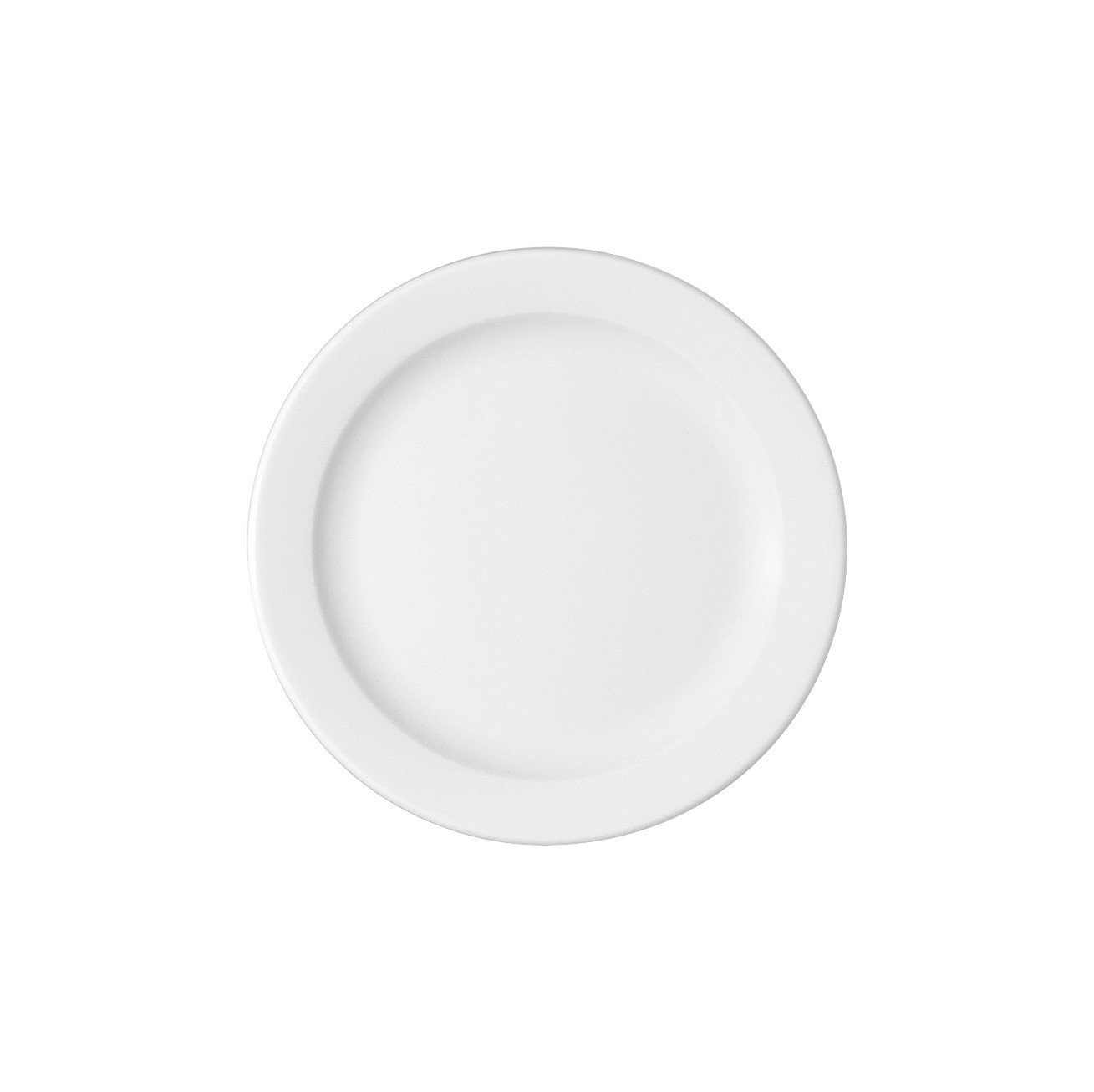 Teller flach mit Fahne 204 mm