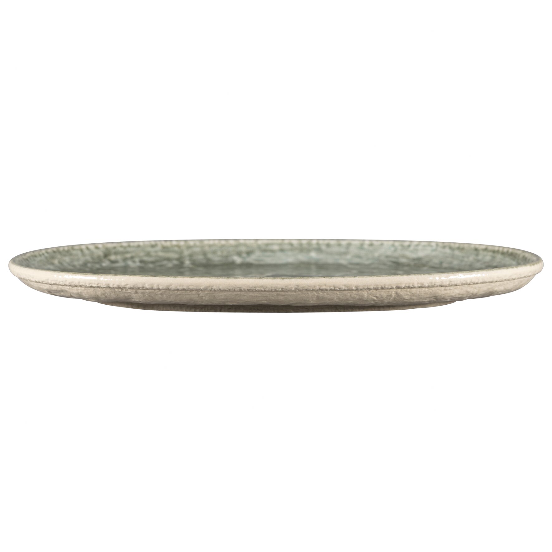 Coupplatte oval 320 x 240 mm Sage green Krush Sage Green